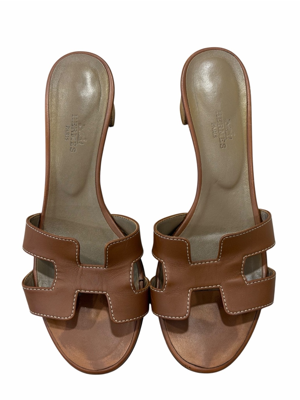 Authentic Hermès Oasis Sandal Heels – Size 38.5 - Picture 5 of 15